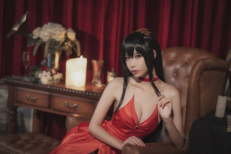 爱老师_PhD No.004-碧蓝航线 大凤 毒苹果礼服 [6P]-Zos次元社