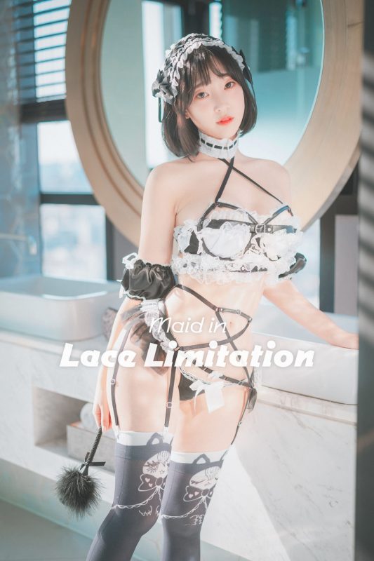 姜仁卿Ebichu(강인경) No.047-[DJAWA] Maid in Lace Limitation [51P]-Zos次元社