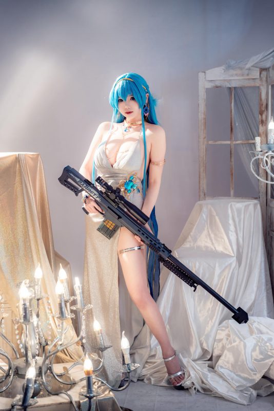 雪晴Astra No.079 – 碧蓝航线 水晶派对海伦 [42P 10V]-Zos次元社