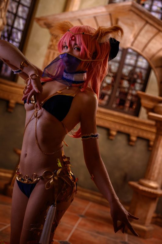 九曲Jean No.042-玉藻前舞娘 [21P]-Zos次元社