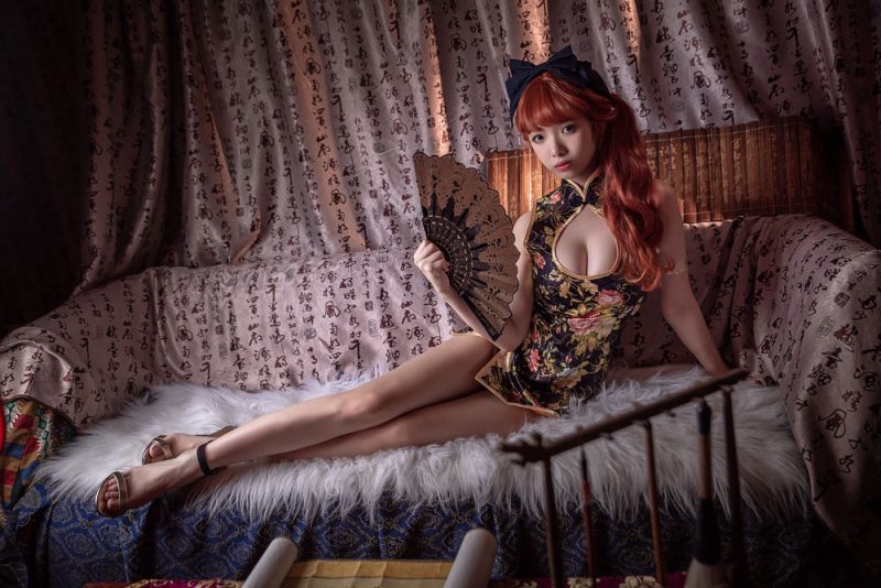 雯妹不讲道理 No.007-低胸果足 [15P]-Zos次元社