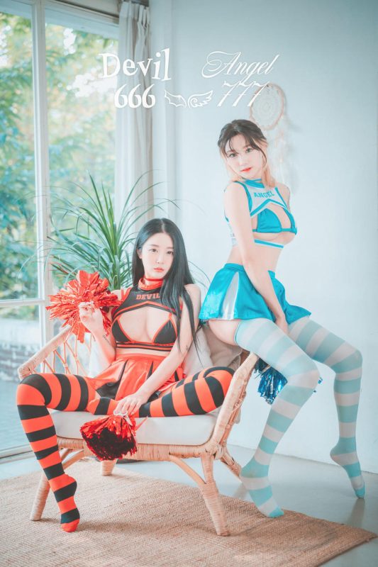 Bomi(보미) No.008-[DJAWA] Devil 666 & Angel 777(Bomi&Taeri) [81P]-Zos次元社