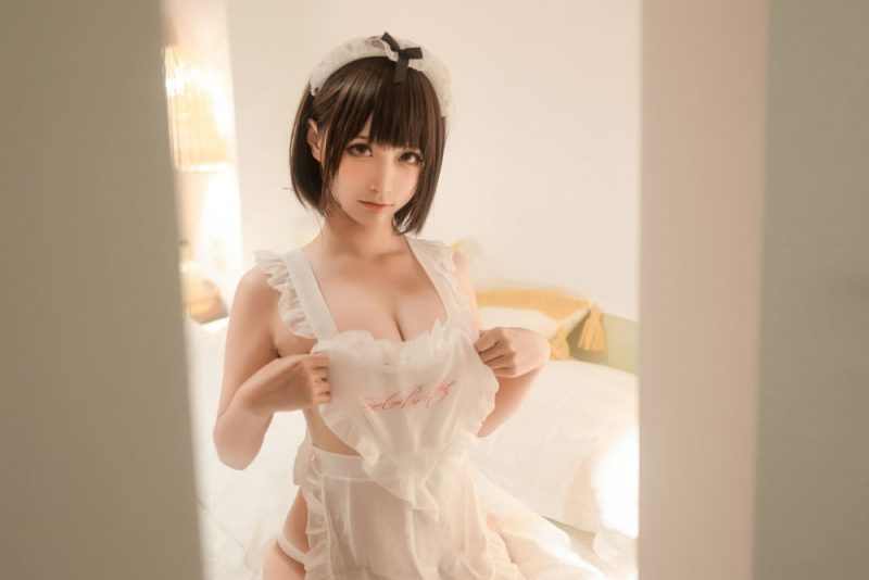 蠢沫沫（momo） No.152-真爱版 爱心围裙 [50P]-Zos次元社