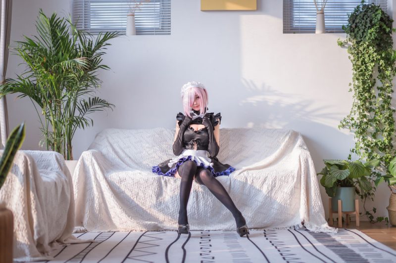 周叽是可爱兔兔 No.025-玛修 [17P]-Zos次元社