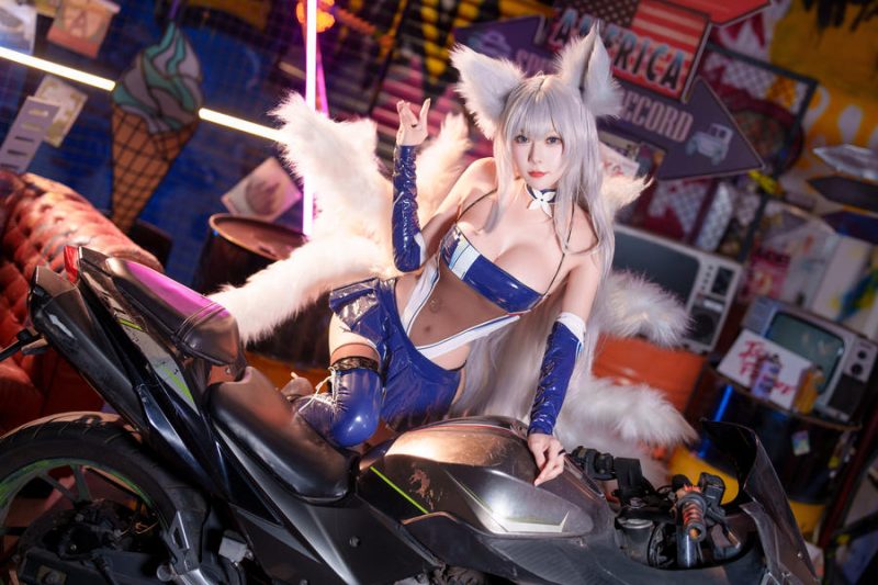 香草喵露露 No.064 – 2025年01月舰长 信浓赛车 [12P 1V]-Zos次元社