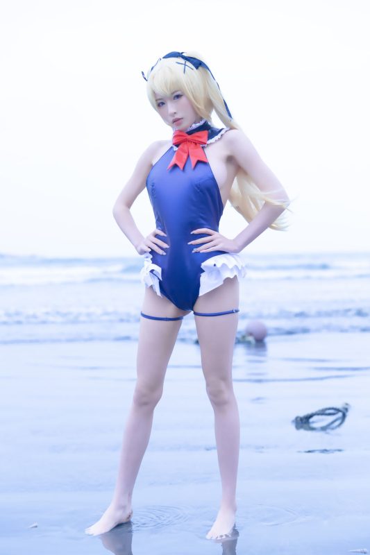 清水由乃 No.024-玛丽萝丝 蓝色泳衣 [32P]-Zos次元社