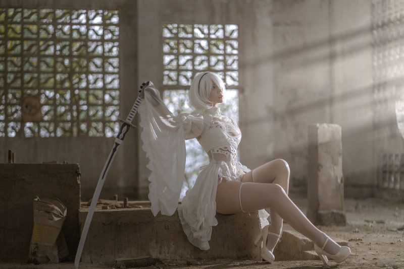 镜酱 No.011-2B白色婚纱 [13P]-Zos次元社