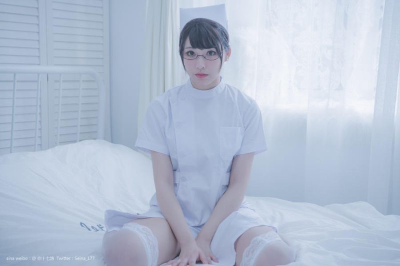 你十七鸽 No.003 – 白色护士 [110P 1V]-Zos次元社