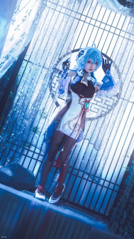 蠢沫沫（momo） No.312 – 2024年会员 原神 甘雨 [27P]-Zos次元社