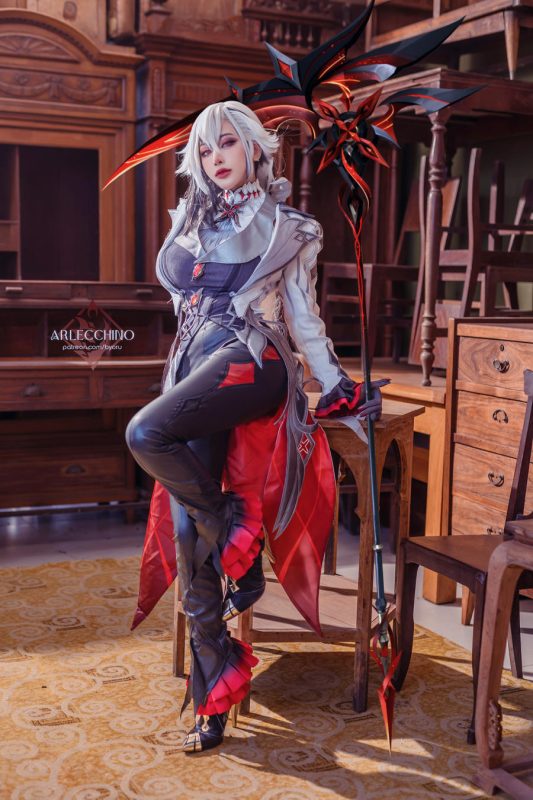 Byoru No.183 – Genshin Impact Arlecchino Dress [94P 22V]-Zos次元社