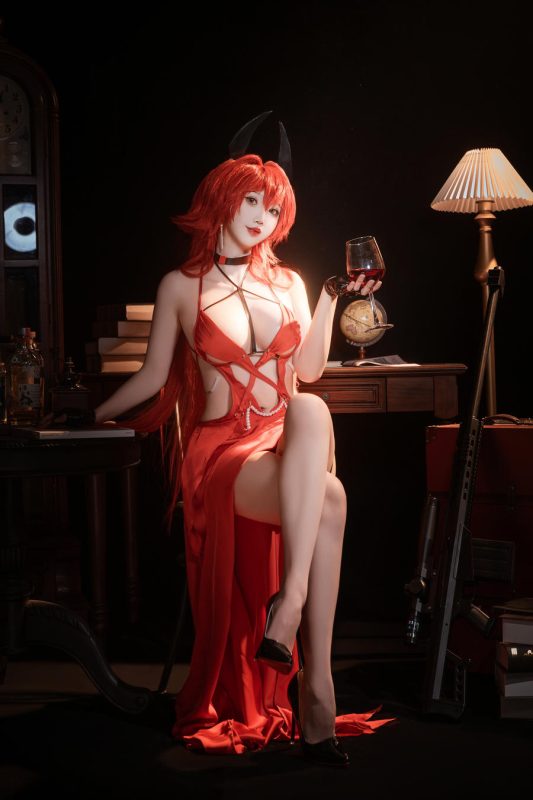 面饼仙儿 No.139 – Nikke胜利女神 小红帽礼服 [24P]-Zos次元社