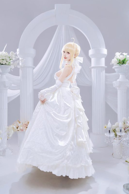 Shika小鹿鹿 No.127 – FGO Saber花嫁 [22P]-Zos次元社