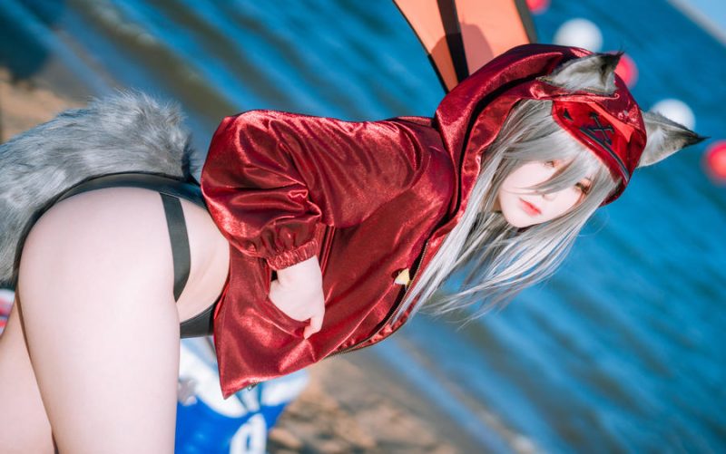 w百合欧皇子w No.005 – 明日方舟 轻风 LB01 红 [12P]-Zos次元社