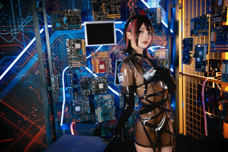 神楽坂真冬 No.050-《無色哲学》透明黑白护士双人 [150P 3V]-Zos次元社