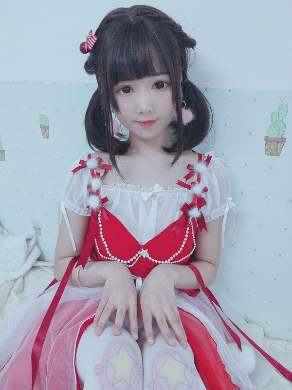 羽天Shine No.043-穿搭生活 圣诞节快乐 [9P]-Zos次元社