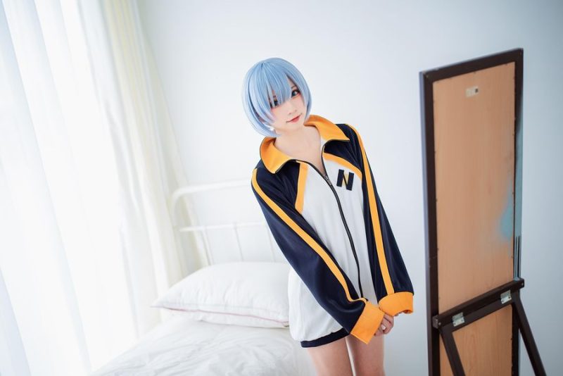 Kitaro_绮太郎 No.050-蕾姆运动服 [18P]-Zos次元社