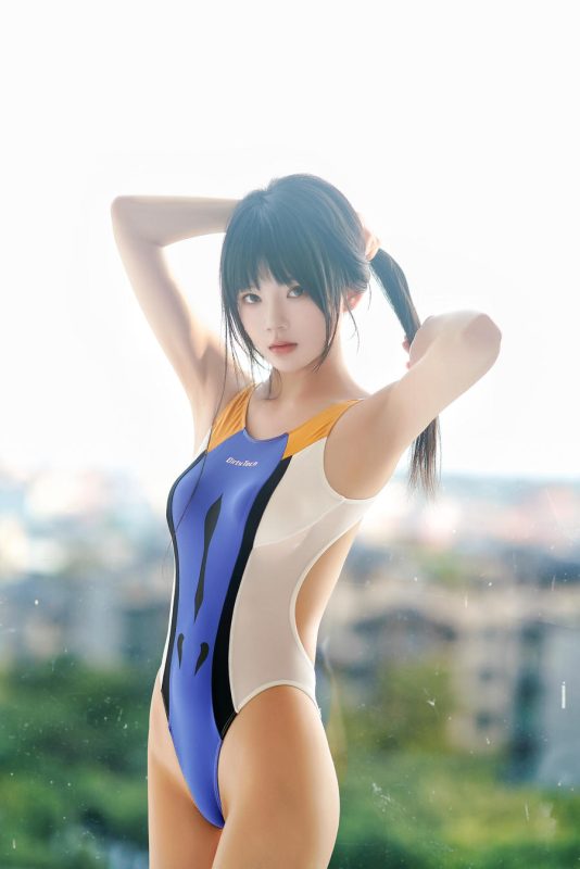 桜桃喵 No.254 – 竞泳 [21P]-Zos次元社