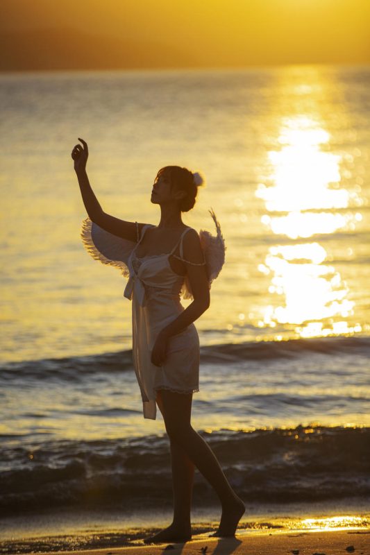 念雪ww No.035 – 海边神明少女 [50P]-Zos次元社