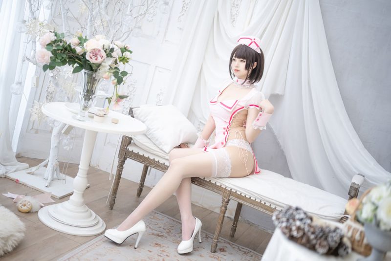 蜜汁猫裘 No.071-粉色小护士 [61P]-Zos次元社