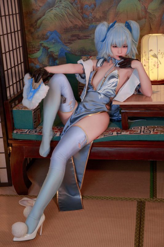 G44不会受伤 No.008-pa15翠雀媚旗袍 [20P]-Zos次元社