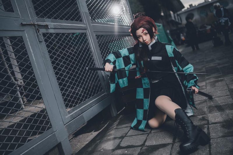 楚楚子w No.031-鬼灭之刃 灶门炭治郎性转场照 [13P]-Zos次元社