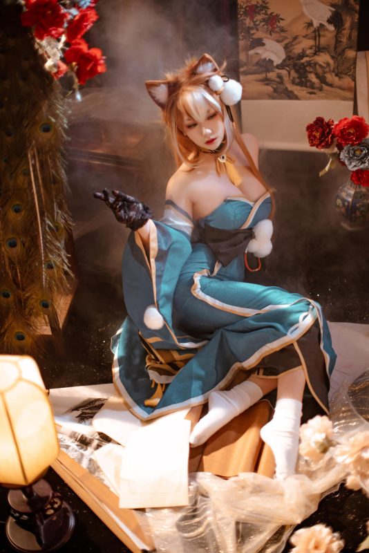 芋圆侑子 No.025 – 原神 希娜小姐 [15P]-Zos次元社