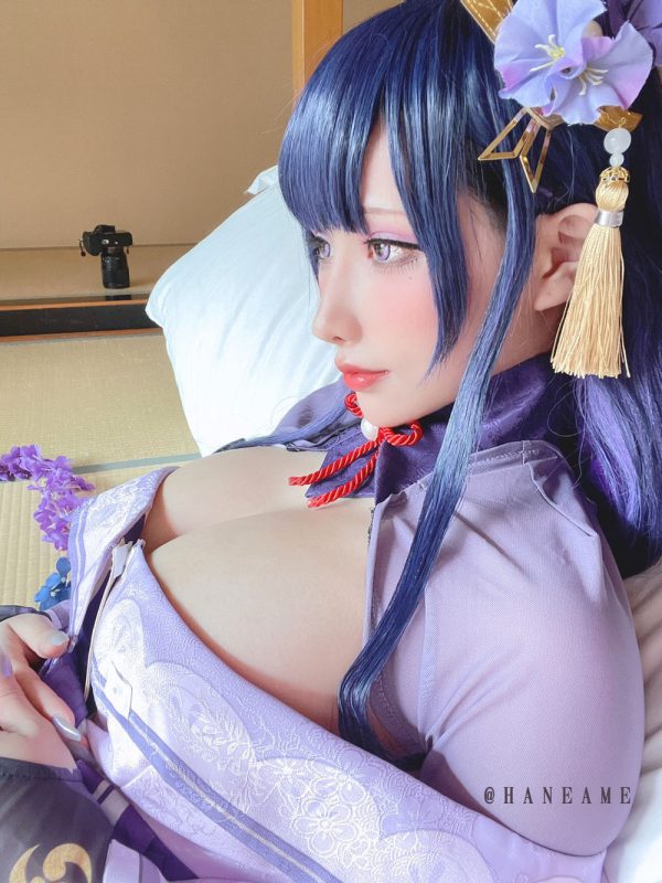 雨波_HaneAme No.146-原神 雷电将军 [46P]-Zos次元社