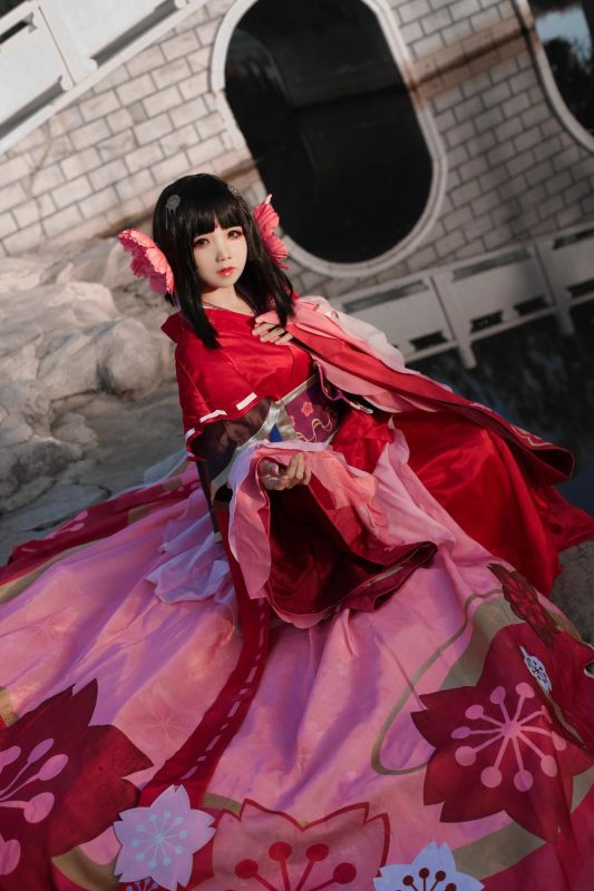 楚楚子w No.064-阴阳师 御姐樱花妖 [20P]-Zos次元社