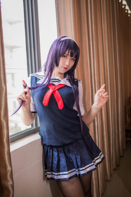 九曲Jean No.044-霞之丘诗羽夏季校服 [38P]-Zos次元社