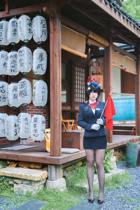 半半子 No.055 – 导游椿 [86P 6V]-Zos次元社