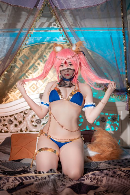 Bambi(밤비) No.076-[CreamSoda]-Cosplay Tamamo + Kama (FGO) [40P]-Zos次元社