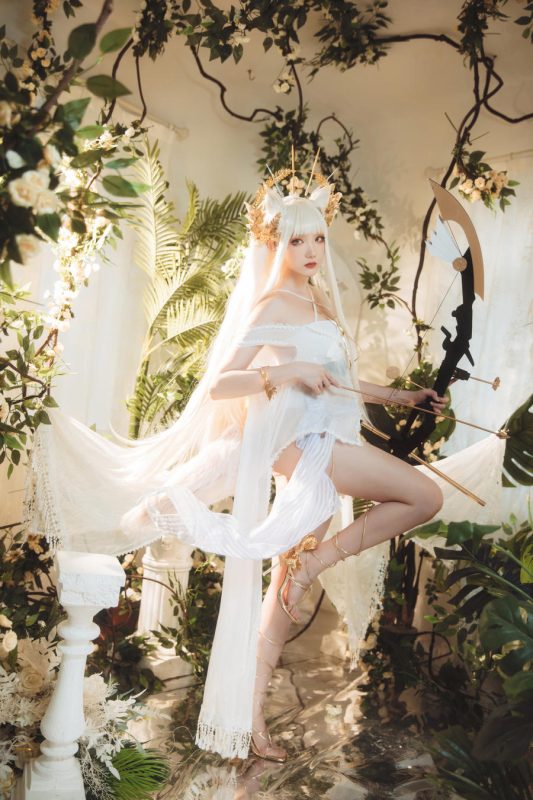 瓜希酱 No.058-明日方舟 白金泳装 [25P]-Zos次元社