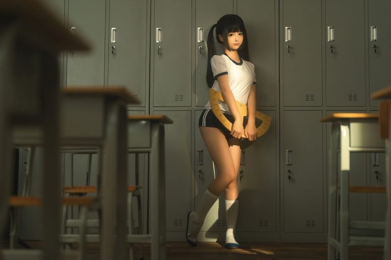 蠢沫沫（momo） No.220 – 午后课间 [13P]-Zos次元社