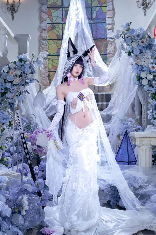 清水由乃 No.079 – 碧蓝航线 武藏紫藤花 [51P 1V]-Zos次元社