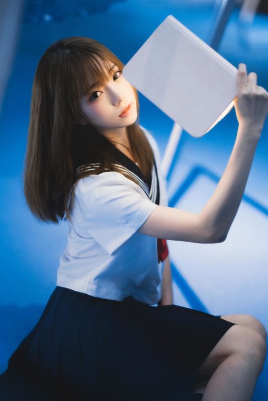 Kitaro_绮太郎 No.052-十分之七的蓝 [25P]-Zos次元社