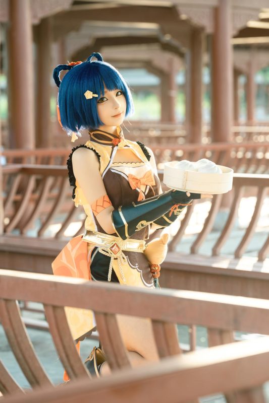 蠢沫沫（momo） No.233 – 香菱女仆 [27P]-Zos次元社