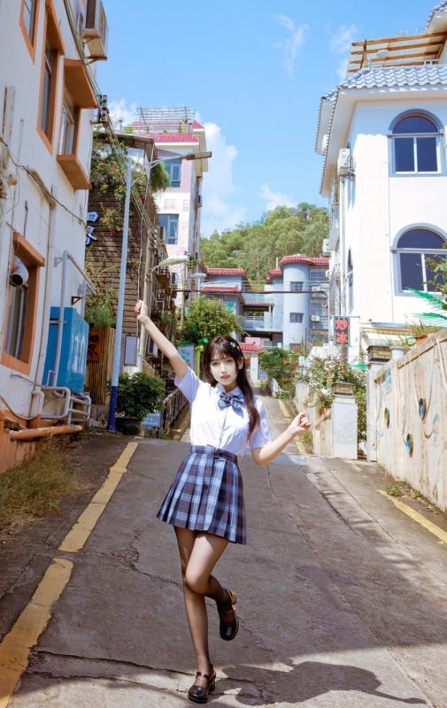 不呆猫 No.061 – 泳衣JK学妹 [59P 1V]-Zos次元社