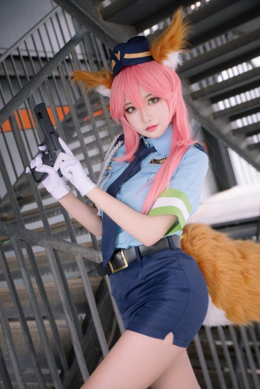 这个泡泡就是逊啦 No.011-FATE 玉藻前制服 [9P]-Zos次元社