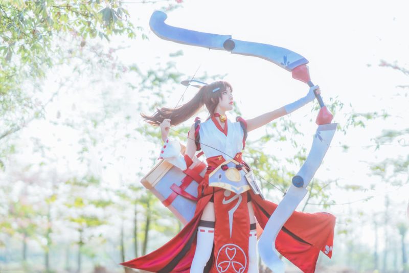 桜桃喵 No.073-王者荣耀合集 – 伽罗 [32P]-Zos次元社