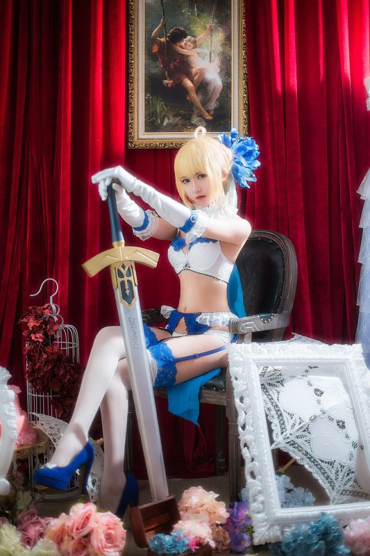 鳗鱼霏儿 No.005-King of Knight 室内 [15P]-Zos次元社