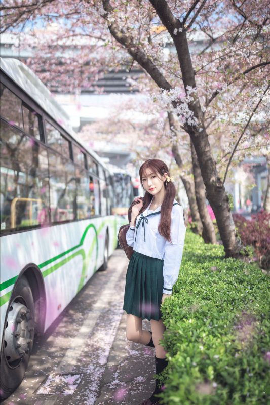 王羽杉Barbieshy No.005-JK樱花 [19P]-Zos次元社