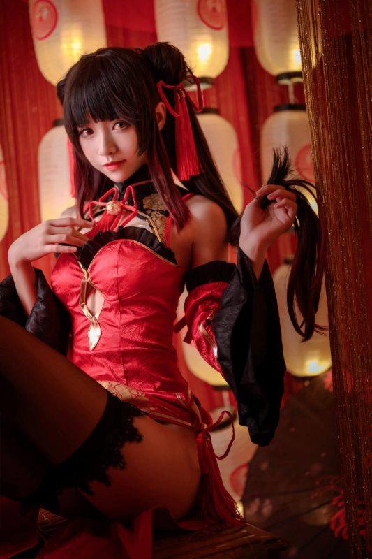 大大卷卷小卷 No.007 – 红色双马尾 [11P]-Zos次元社