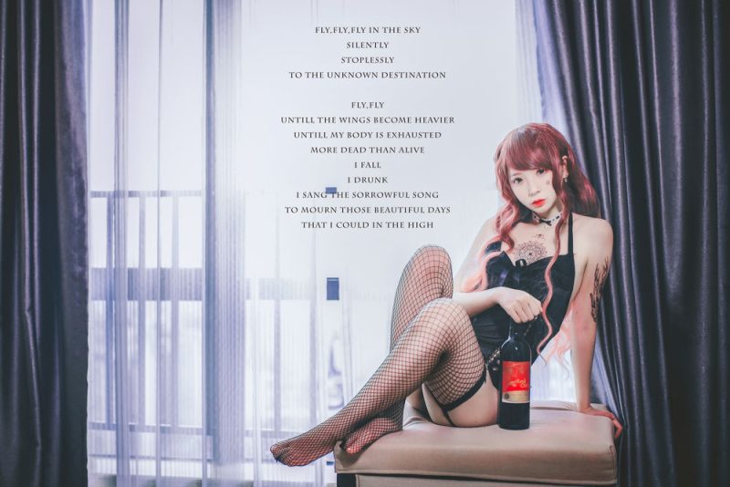 疯猫ss No.008-黑色吊带袜 [39P]-Zos次元社