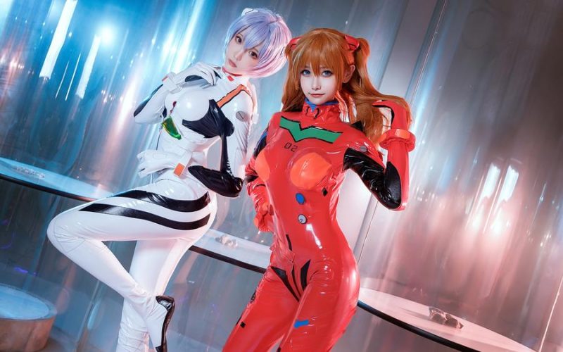 momoko葵葵 No.040 – EVA 双厨狂喜版 (&瓜希酱) [62P]-Zos次元社