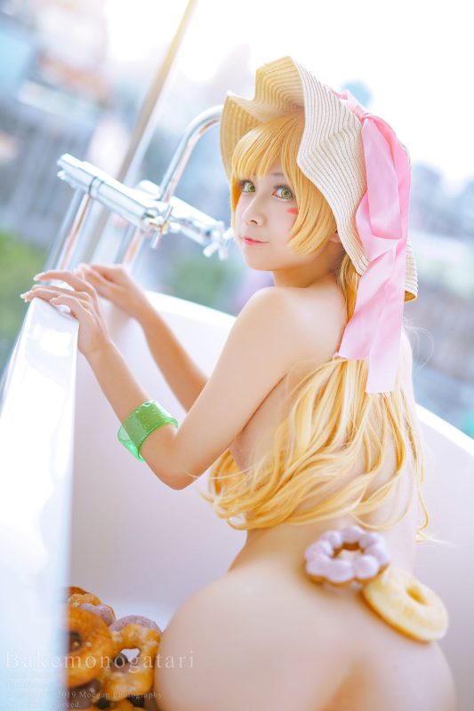 沖田凜花Rinka No.035-忍野忍 ドーナツのお風呂 ver. (化物語 [10P]-Zos次元社