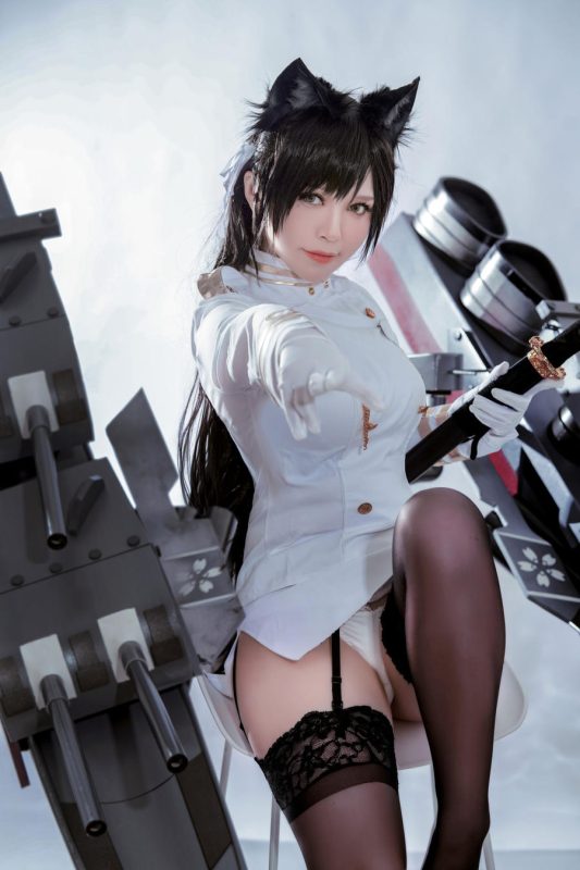 半半子 No.082 – 碧蓝航线 爱宕 [45P]-Zos次元社