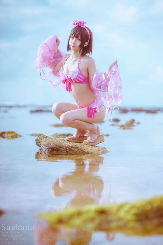 沖田凜花Rinka No.033-加藤恵 水着ver. (冴えない彼女の育てかた [14P]-Zos次元社