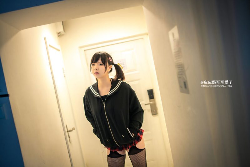 皮皮奶可可爱了啦(超皮皮皮奶) No.007-黑网袜 [50P]-Zos次元社