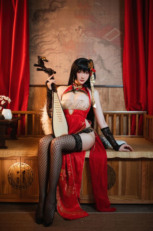 瓜希酱 No.044-大凤旗袍 [22P]-Zos次元社