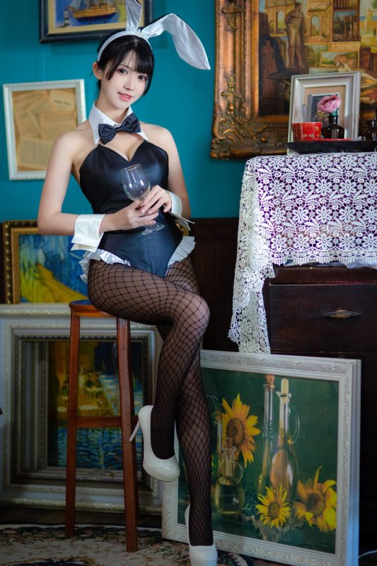 鳗鱼霏儿 No.033-加藤惠 兔女郎 [24P]-Zos次元社